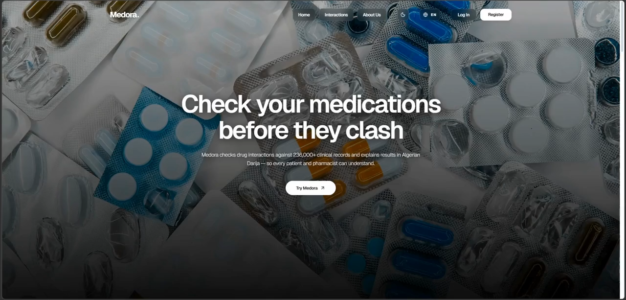 Medora clinical drug interaction checker and HealthTrust telehealth platform
